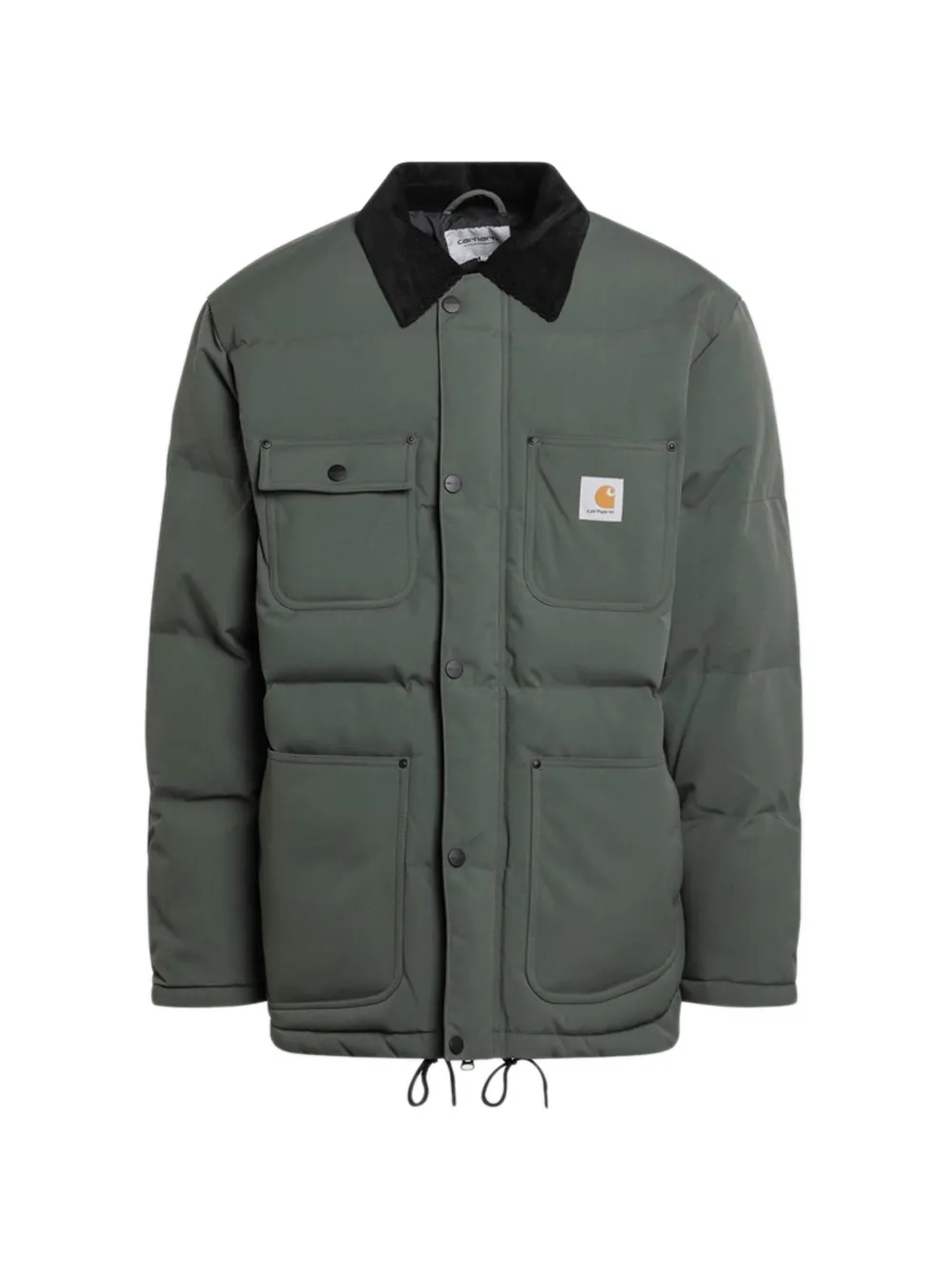 Carhartt WIP Rayler corduroy-collar puffer jacket - Verde