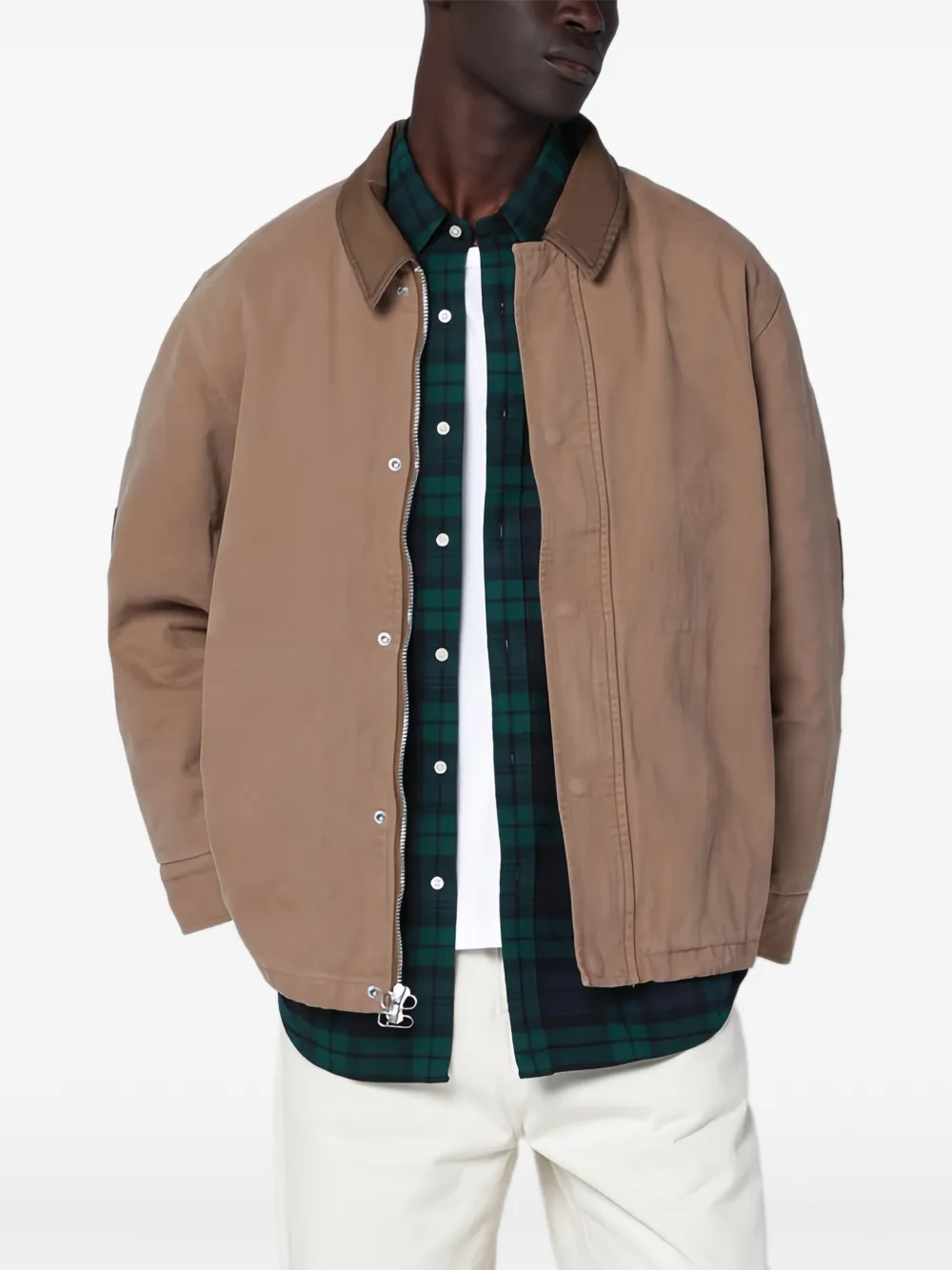 OAMC cotton zip jacket - Marrone