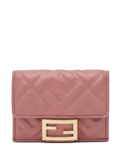 FENDI cartera capitonada con logo