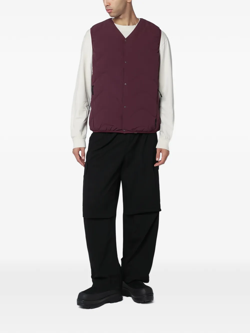 PURPLE MOUNTAIN OBSERVATOR Bodywarmer met V-hals Paars