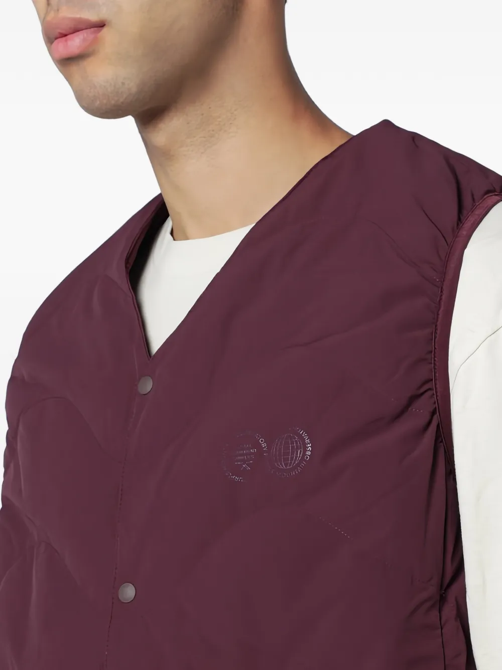 PURPLE MOUNTAIN OBSERVATOR Bodywarmer met V-hals Paars