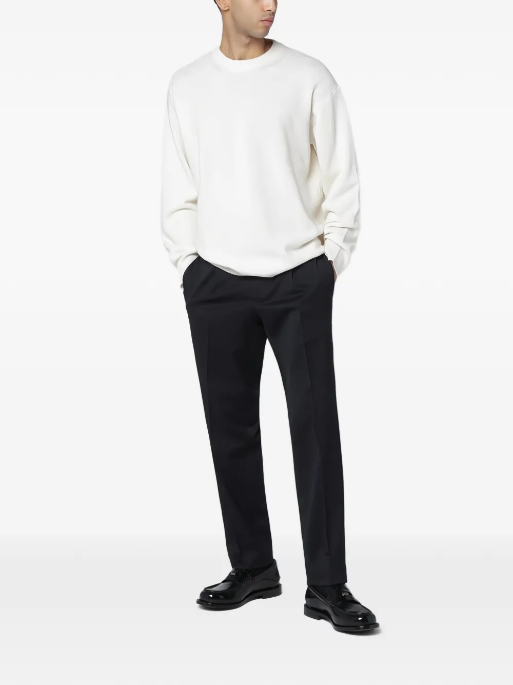 Santaniello tailored trousers - Zwart