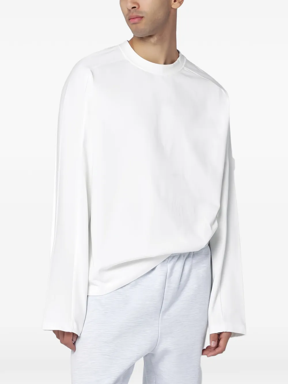 ENTIRE STUDIOS long-sleeves crew-neck T-shirt - Bianco