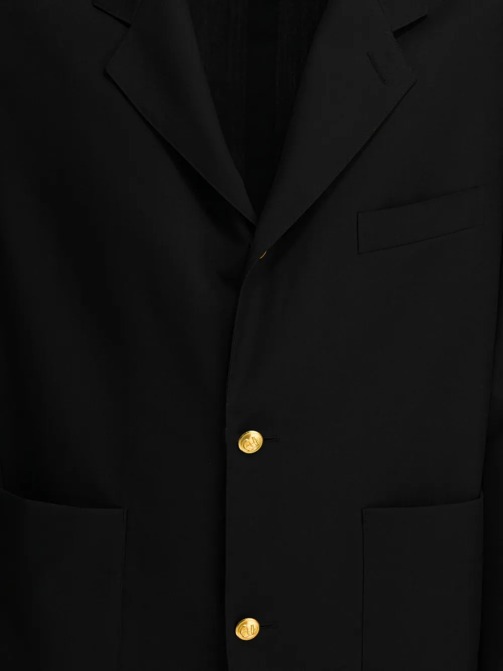  Beams Plus Paul Button-up Patch-pocket Blazer - Black 