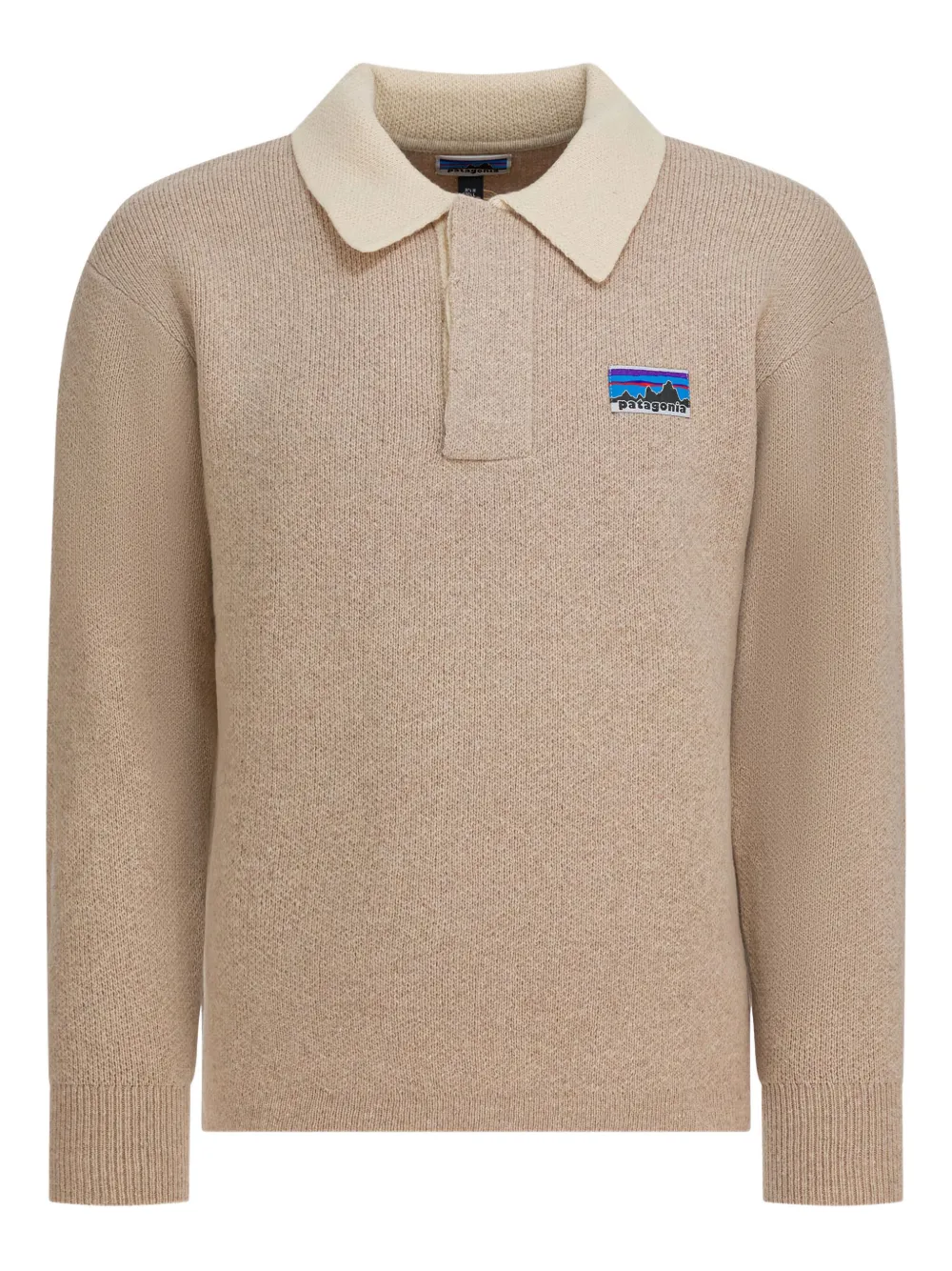 Patagonia recycled wool-blend polo sweater - ニュートラル Patagonia recycled wool-blend polo sweater - ニュートラル