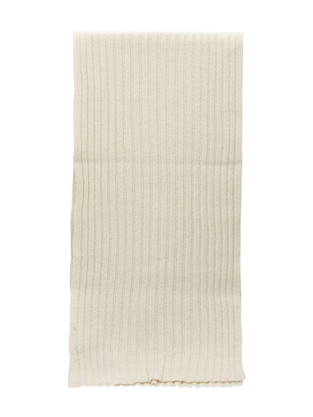 Vietti Merchandise Ribbed Scarf In White
