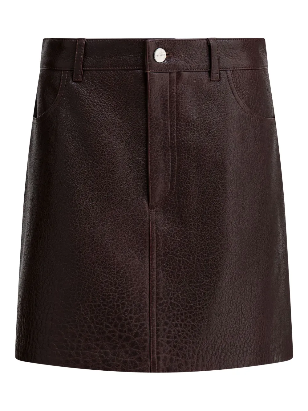 IVY OAK Minigonna Lilou in pelle - Rosso