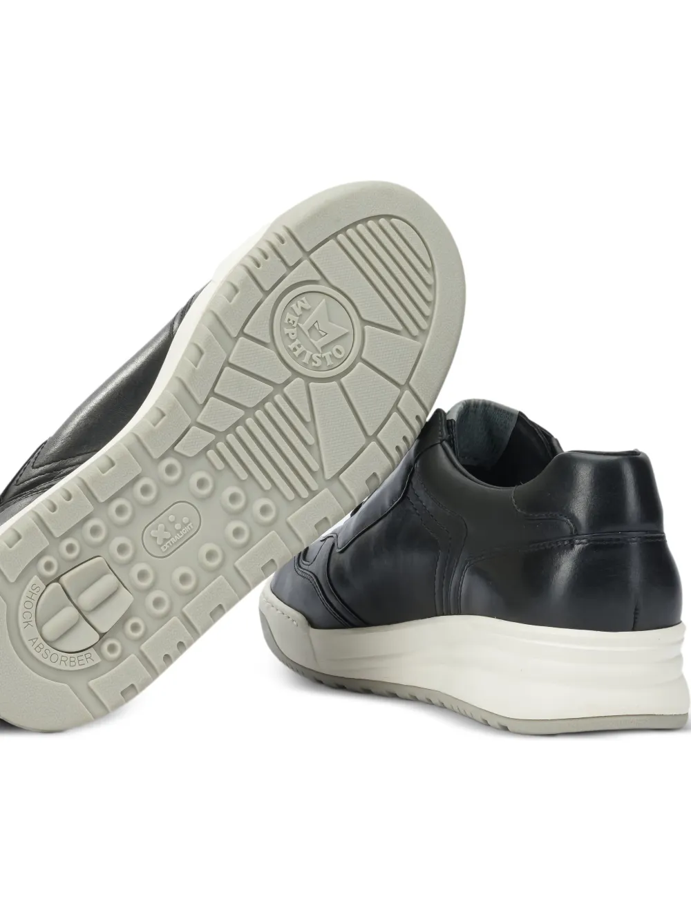 MEPHISTO Norwin sneakers met logodetail Zwart