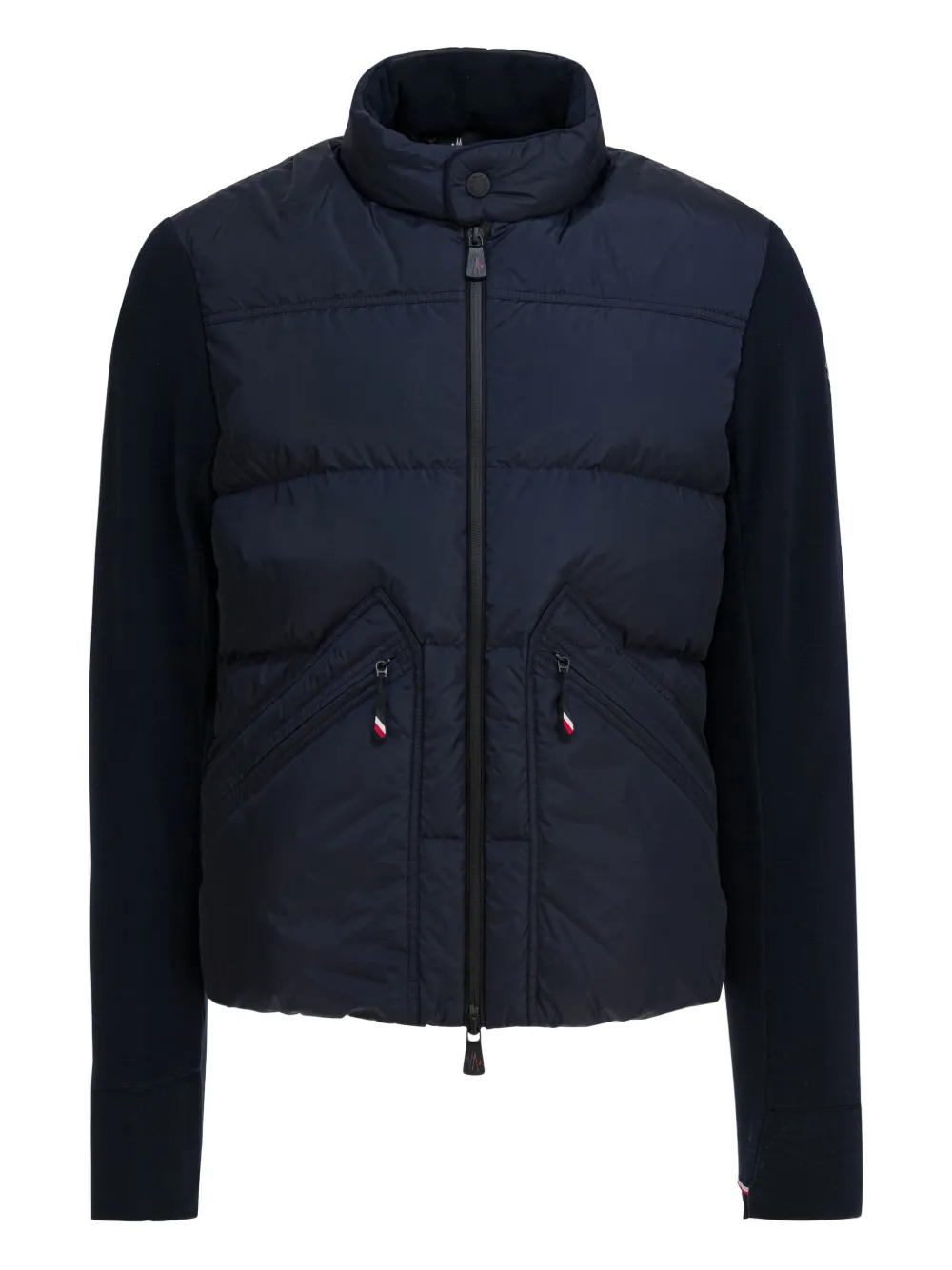 Moncler Grenoble doudoune à manches en maille | bleu | Image 1