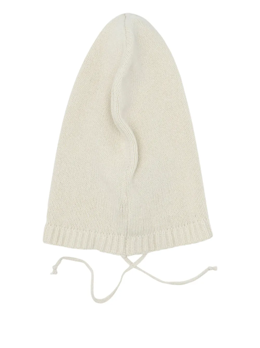 VIETTI MERCHANDISE drawstring cashmere balaclava | White | Image 1