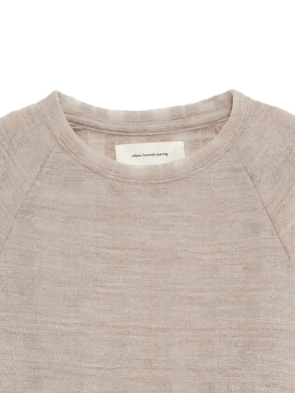  Mfpen Long-sleeved Gauze Top - Neutrals 