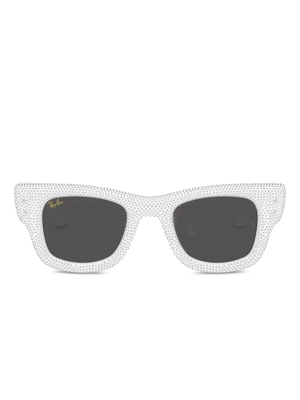 Ray-Ban gafas de sol Wayfarer con montura geométrica | blanco | Image 1