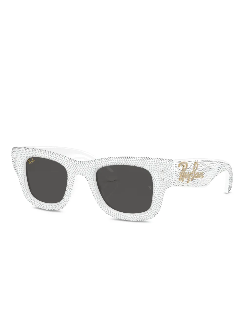 Ray-Ban Wayfarer zonnebril met geometrisch montuur - Wit