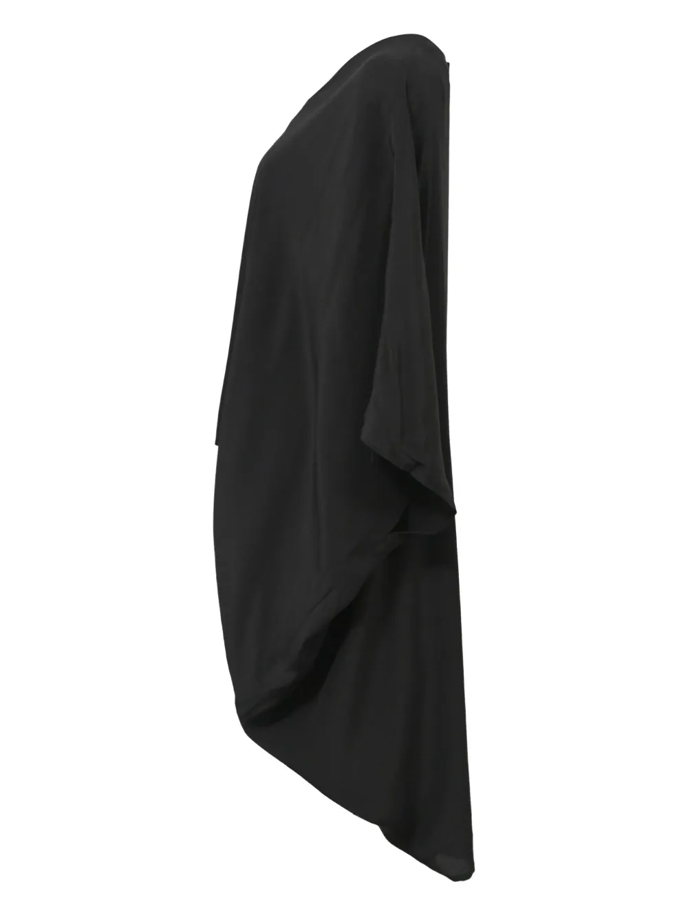 NEIL BARRETT Pre-owned V-neck Keyhole Mini Dress In Black