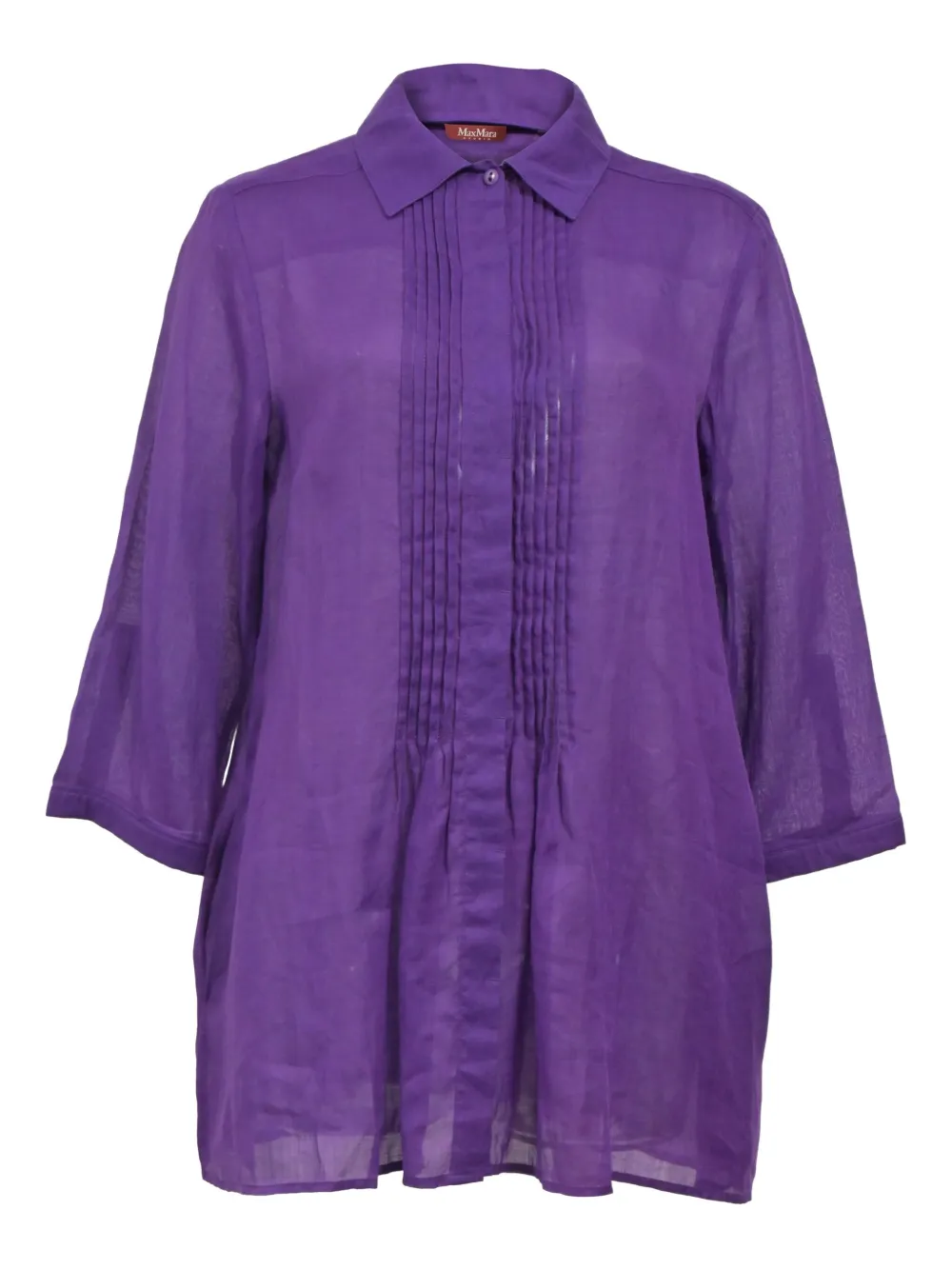 Max Mara camisa con botones | morado | Image 1