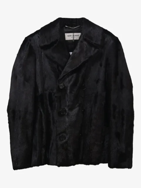Saint Laurent Pre-Owned chamarra con doble botonadura