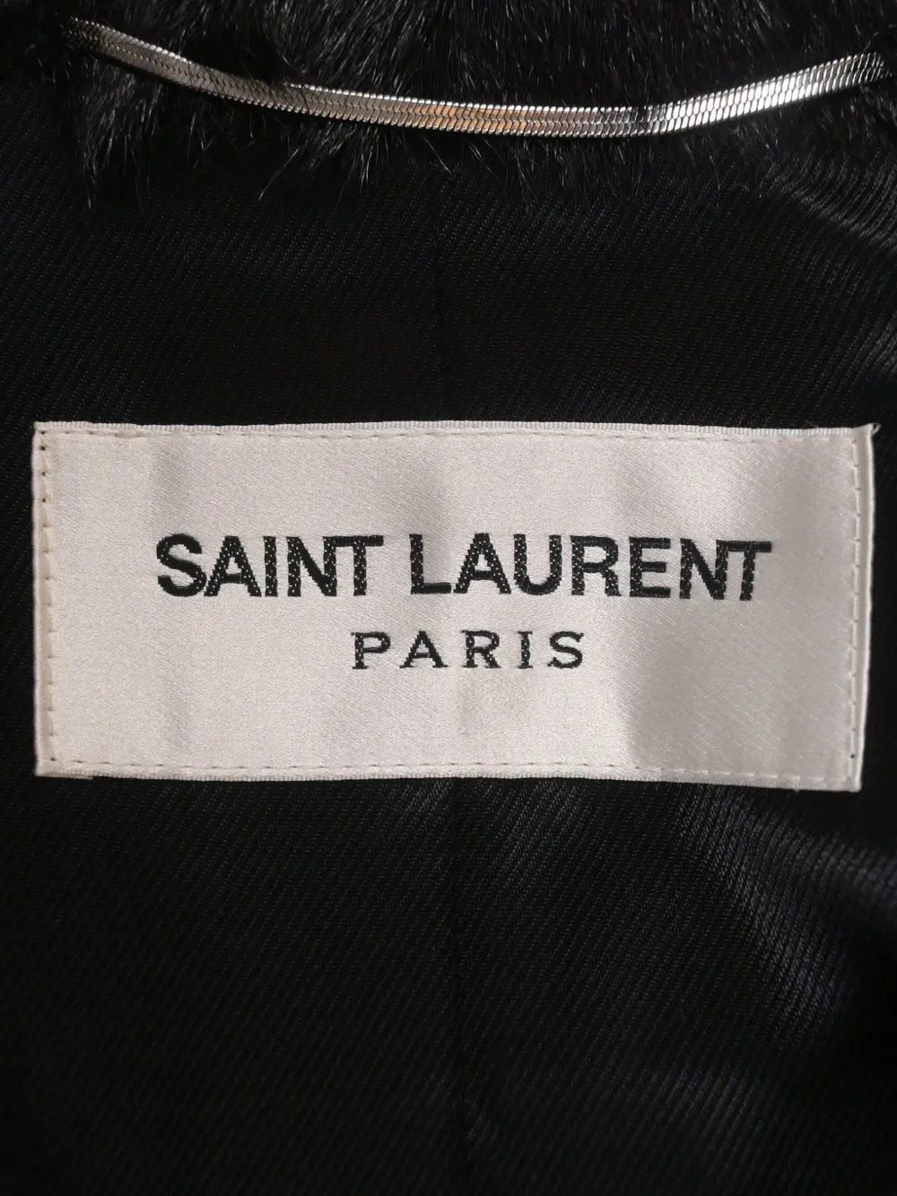 Pre-owned Saint Laurent Double-breasted Jacket In Black