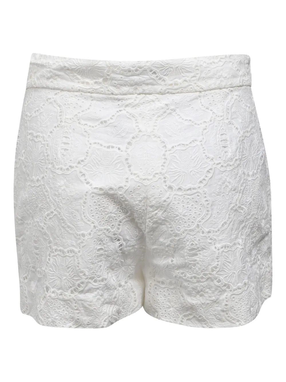 Christian Dior Pre-Owned Shorts met bloemenprint - Wit