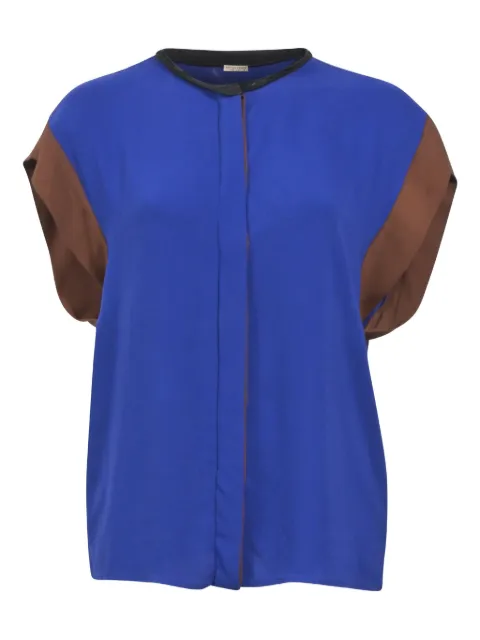 Bottega Veneta Pre-Owned colourblock blouse