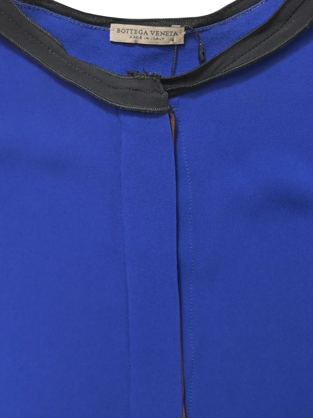 Pre-owned Bottega Veneta Colourblock Blouse In Blue