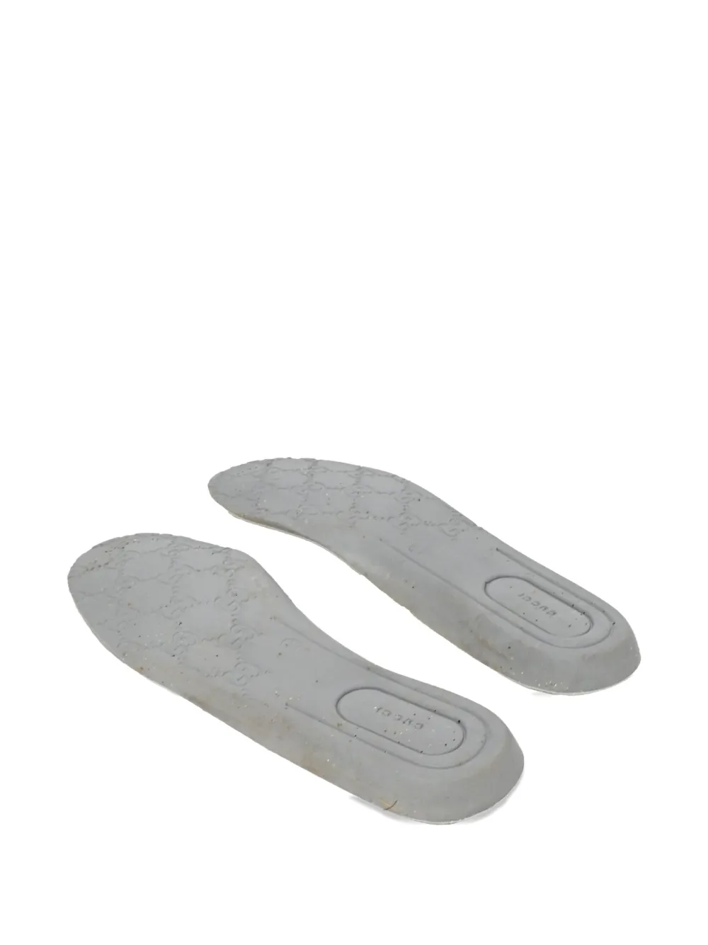 Pre-owned Gucci Ace Embroidered Sneakers In White