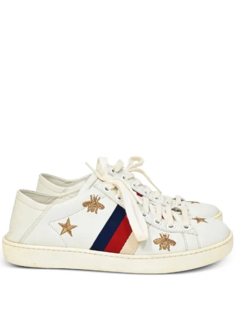 Gucci Pre-Owned Ace embroidered sneakers