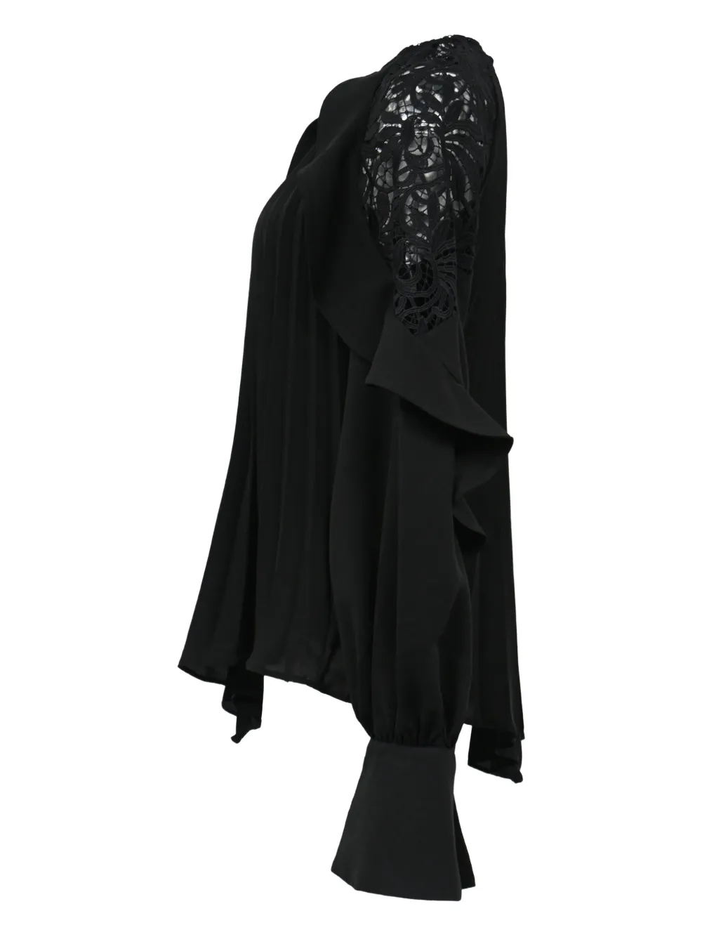 Self-Portrait ruffled lace-trimmed blouse | Image 2