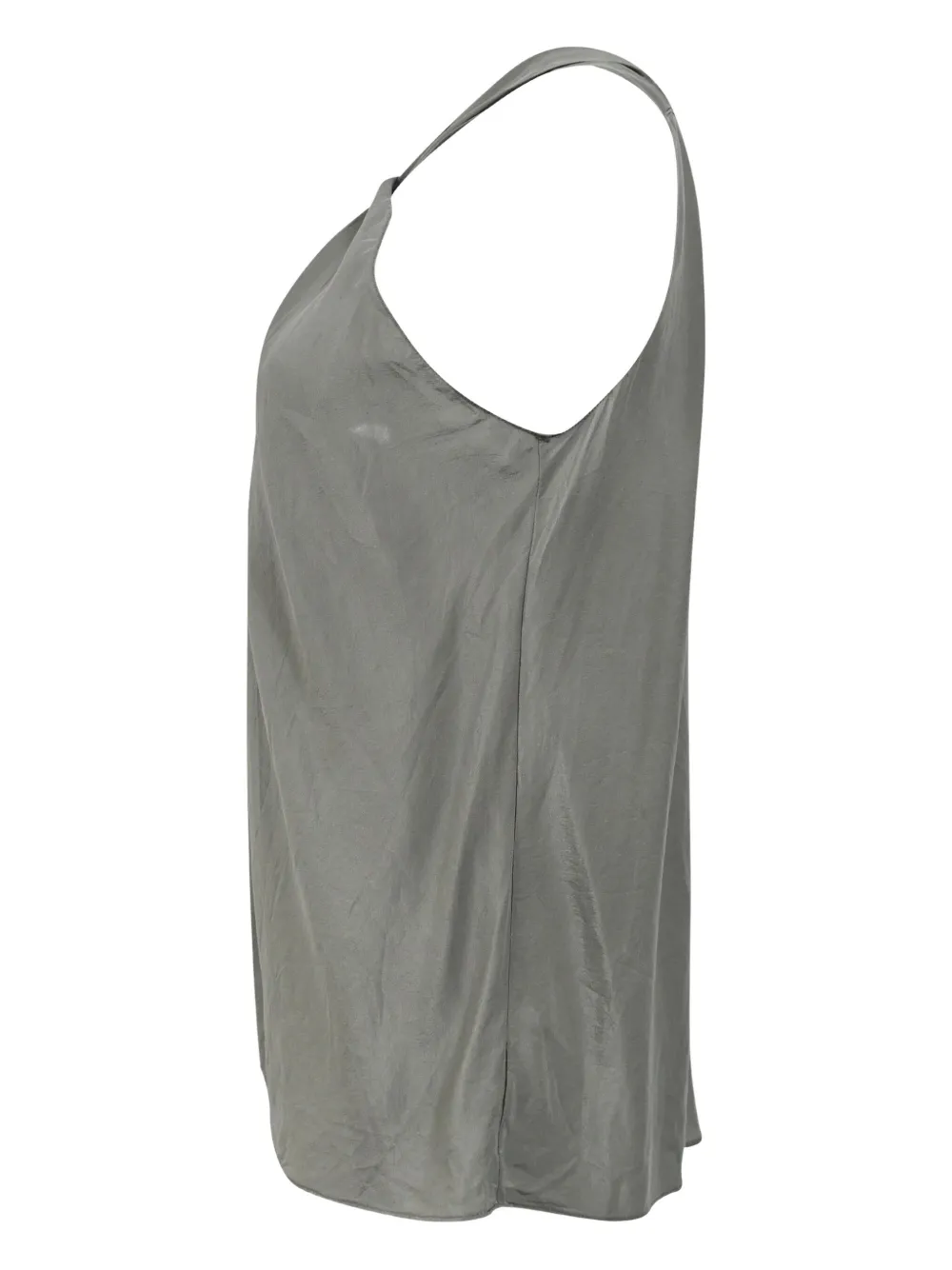 THEORY Pre-owned Twisted Halterneck Top In Gray