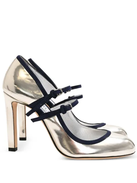 Jimmy Choo Pre-Owned 100mm Mary Jane buckle-strap pumps