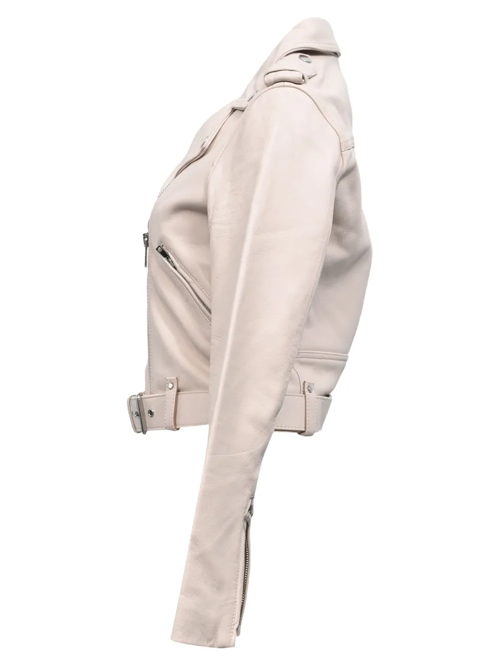 Maje chamarra biker con cierre y cintuón | Image 2