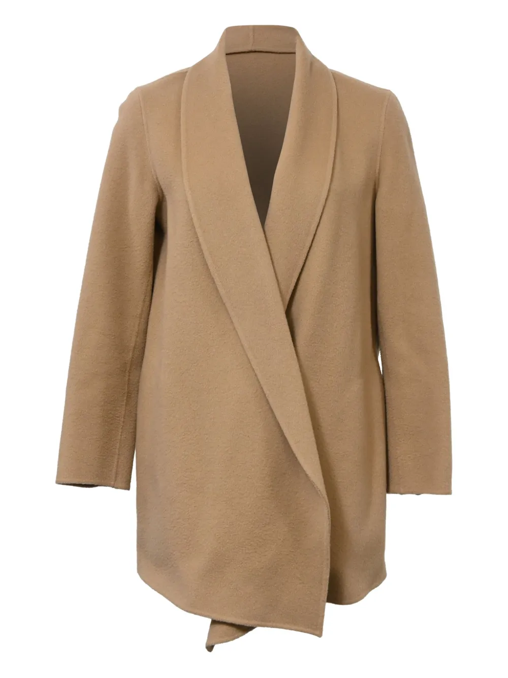 Pre-owned Theory Double-breasted Open Knit Blazer In Neutral