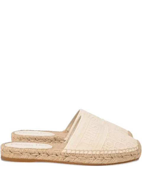 Christian Dior Pre-Owned embroidered flat mules