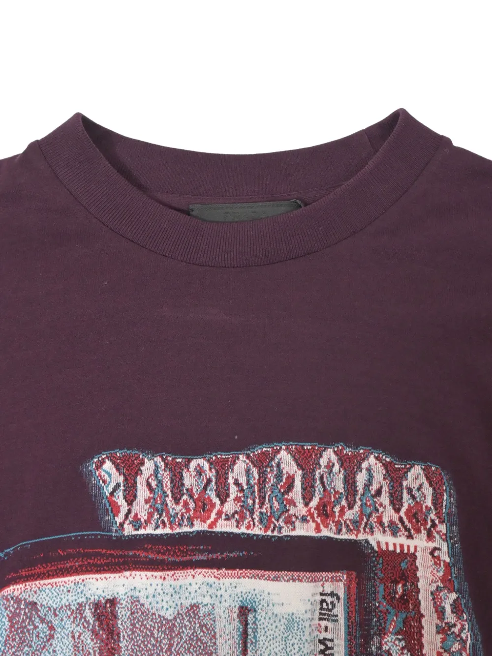 Pre-owned Prada Graphic-print T-shirt In Purple
