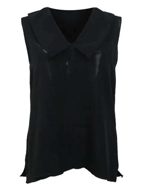 Theory v-neck sleeveless blouse