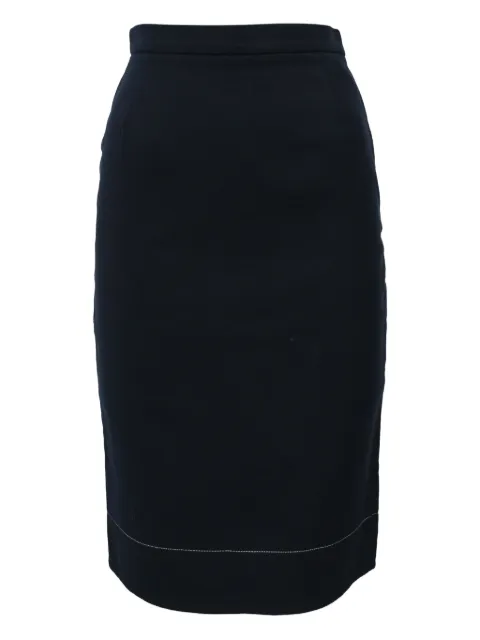 Prada Pre-Owned jupe crayon à coupe mi-longue