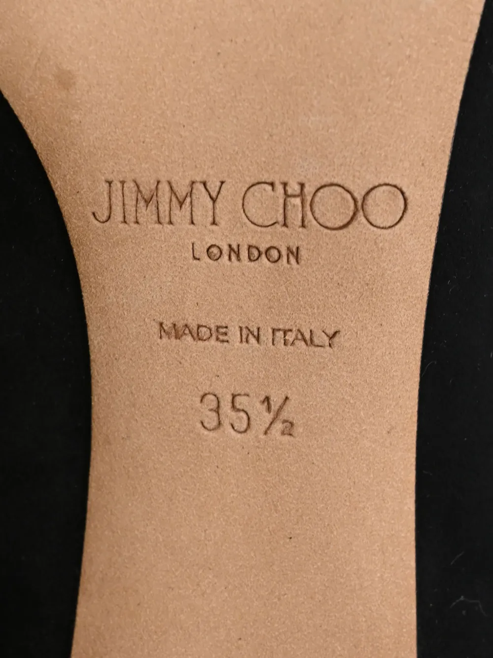 JIMMY CHOO Pre-owned 100mm Romy Pointed Stiletto Pumps In Black