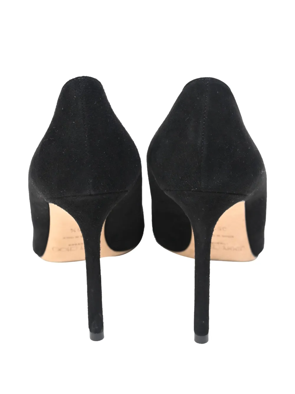JIMMY CHOO Pre-owned 100mm Romy Pointed Stiletto Pumps In Black