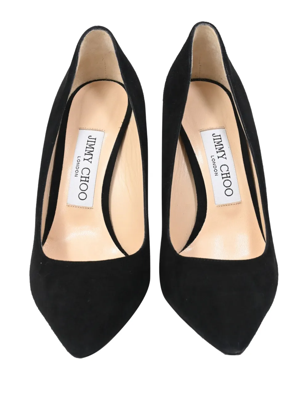 JIMMY CHOO Pre-owned 100mm Romy Pointed Stiletto Pumps In Black