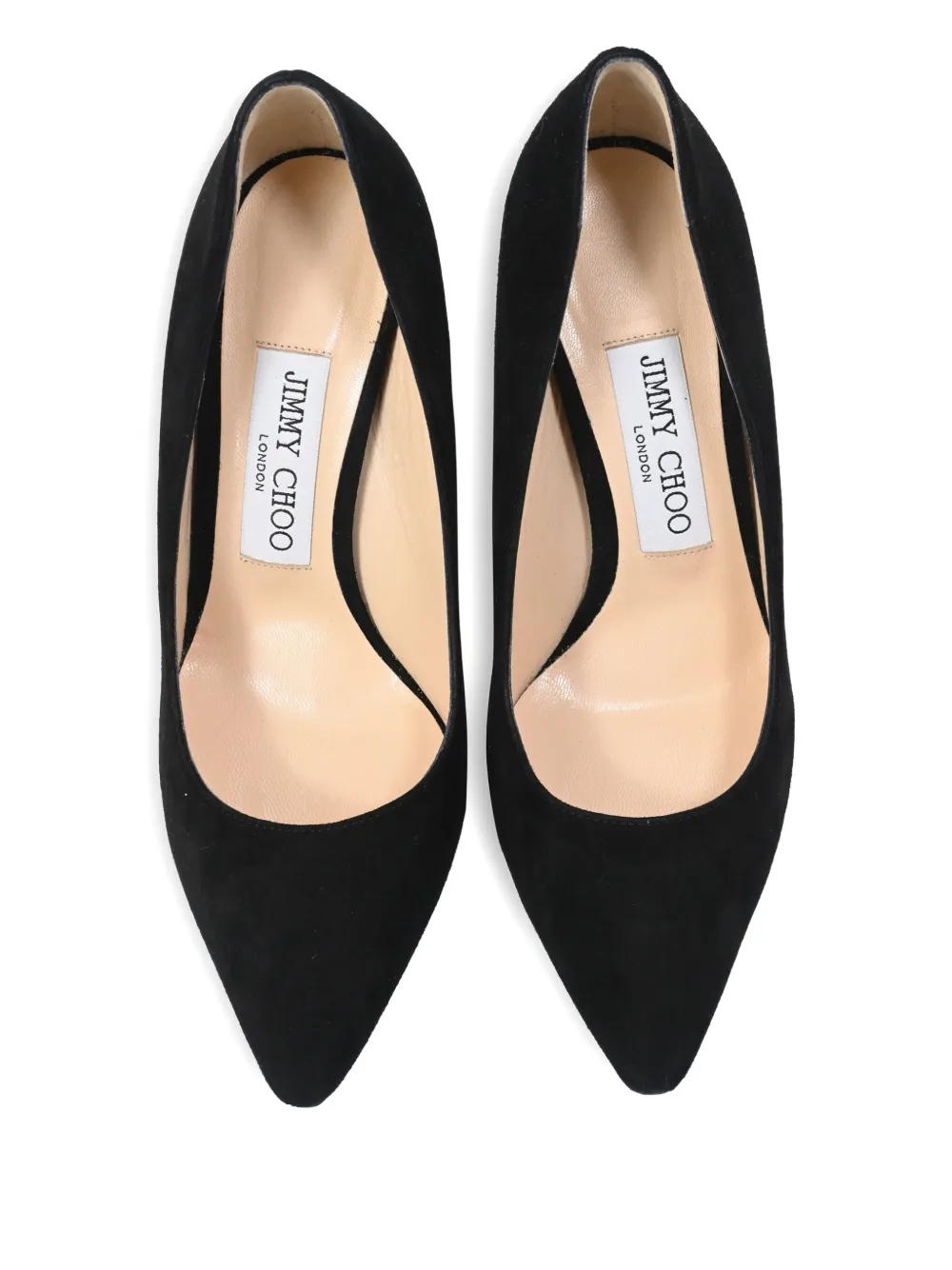 JIMMY CHOO Pre-owned 100mm Romy Pointed Stiletto Pumps In Black