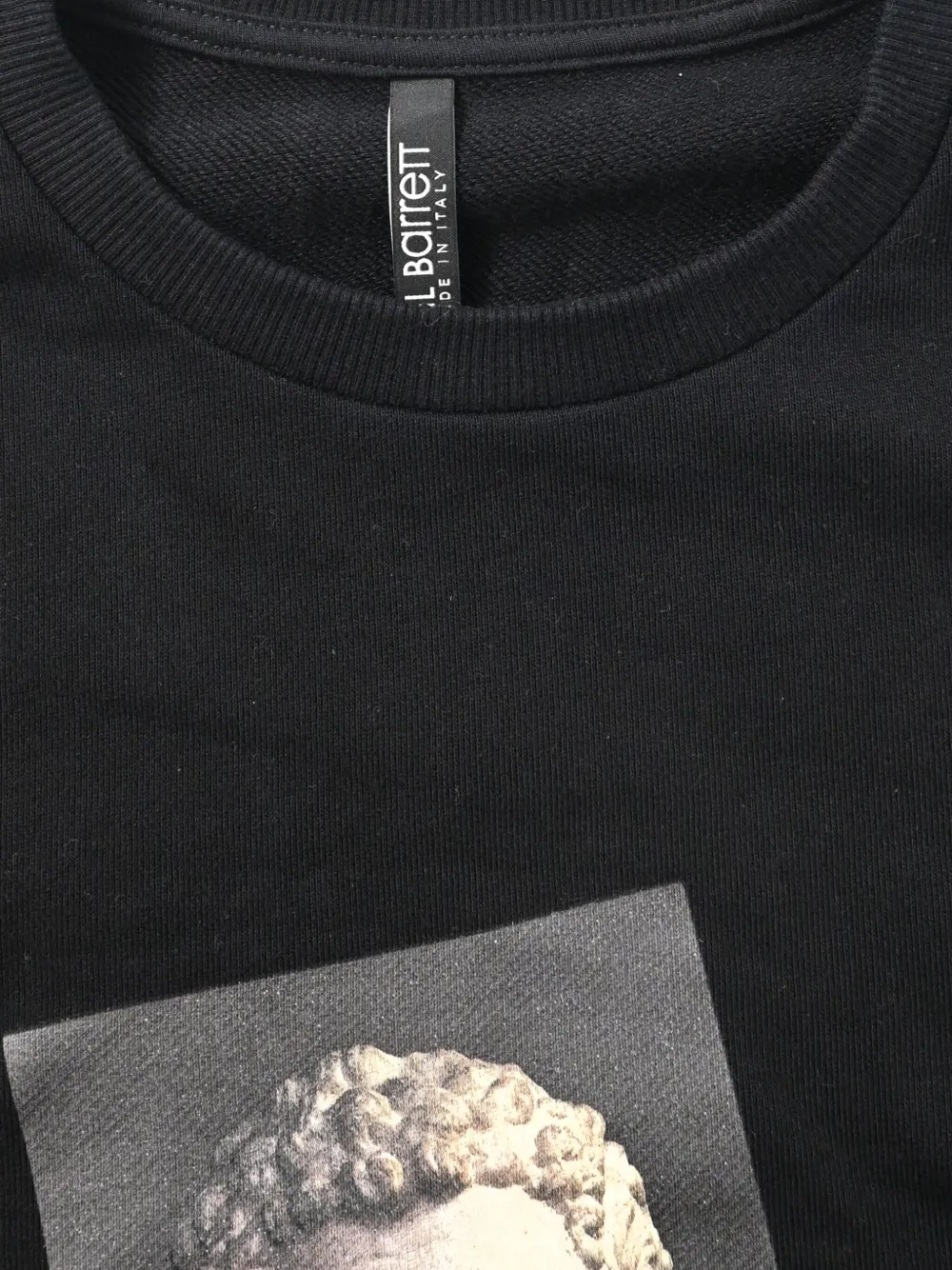 NEIL BARRETT Pre-owned Printed Crew-neck Sweater In Black