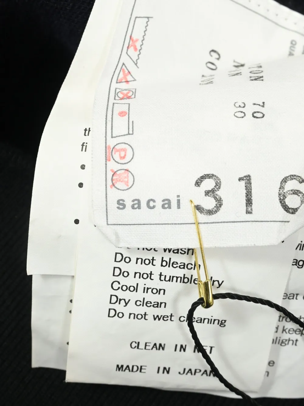 SACAI Pre-owned Lace-up Mini Dress In Black