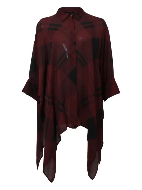 Gucci Pre-Owned plaid-buttoned shirt