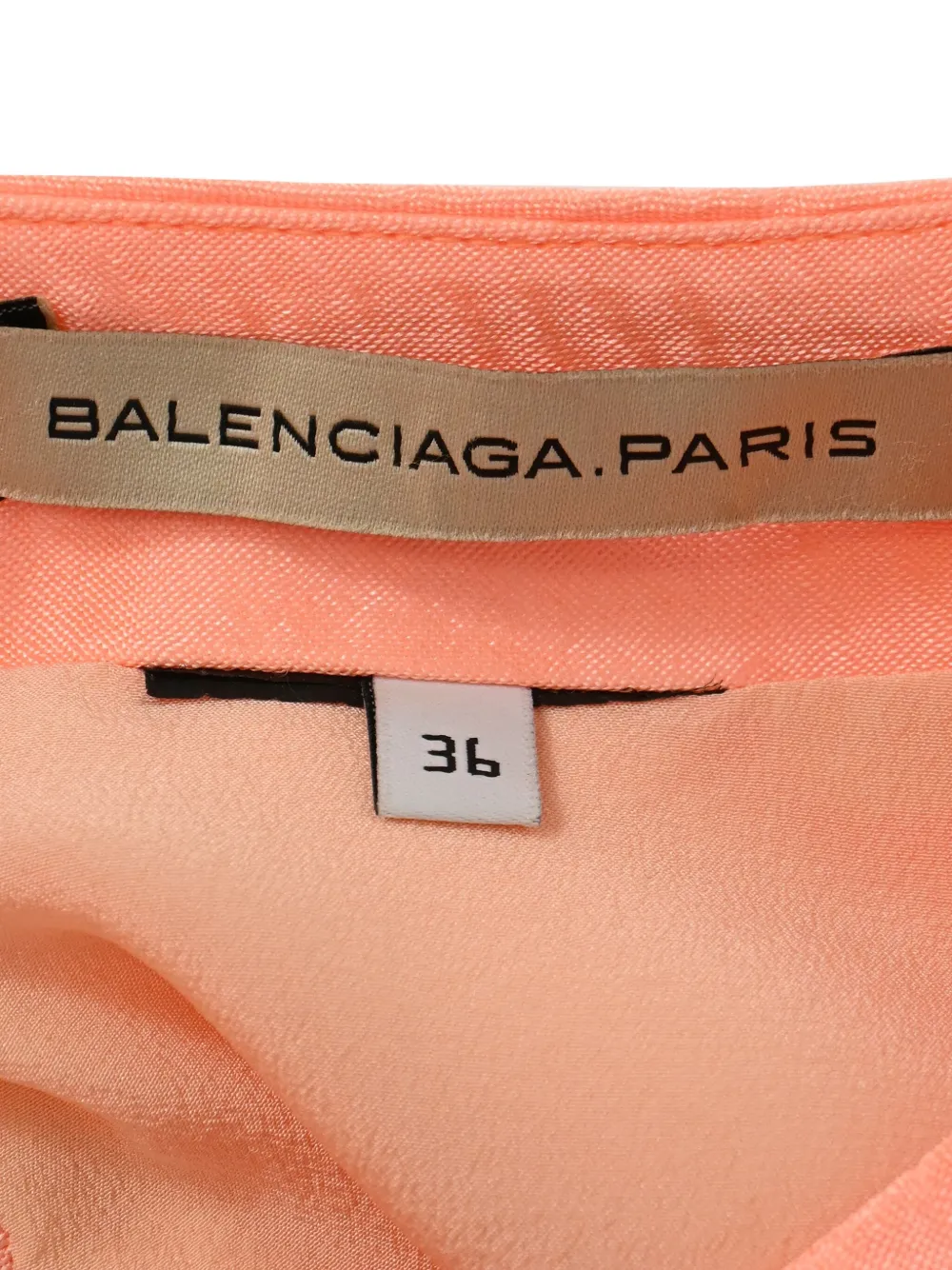 BALENCIAGA Pre-owned A-line Mini Skirt In Orange