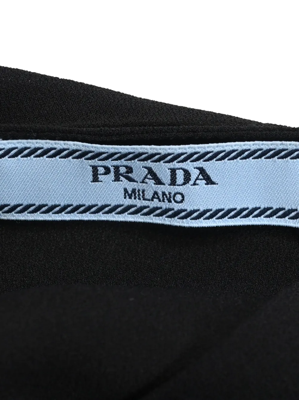 Pre-owned Prada Buttoned Blouse In Black