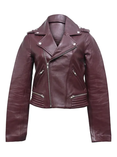 Maje chaqueta biker con cremallera
