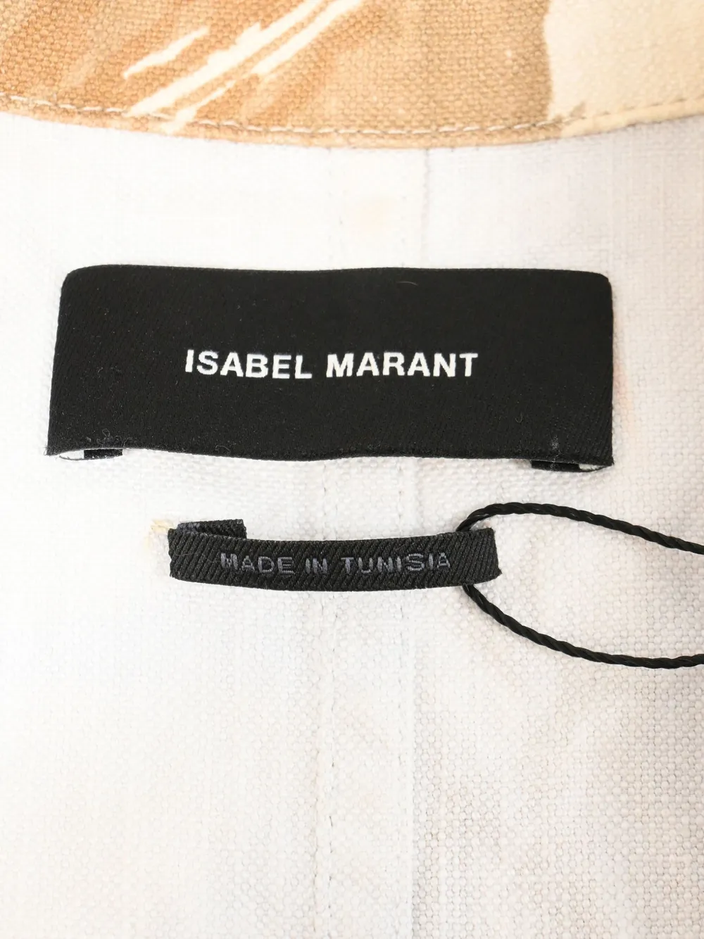 Pre-owned Isabel Marant Vintage Itora Printed Flap-pocket Jacket In Neutral