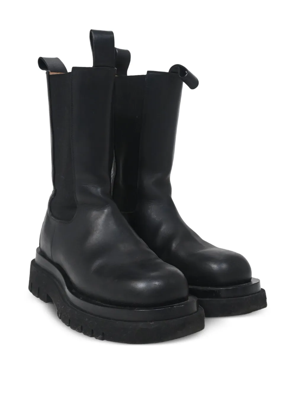 Bottega Veneta Pre-Owned Leren Chelsea laarzen - Zwart