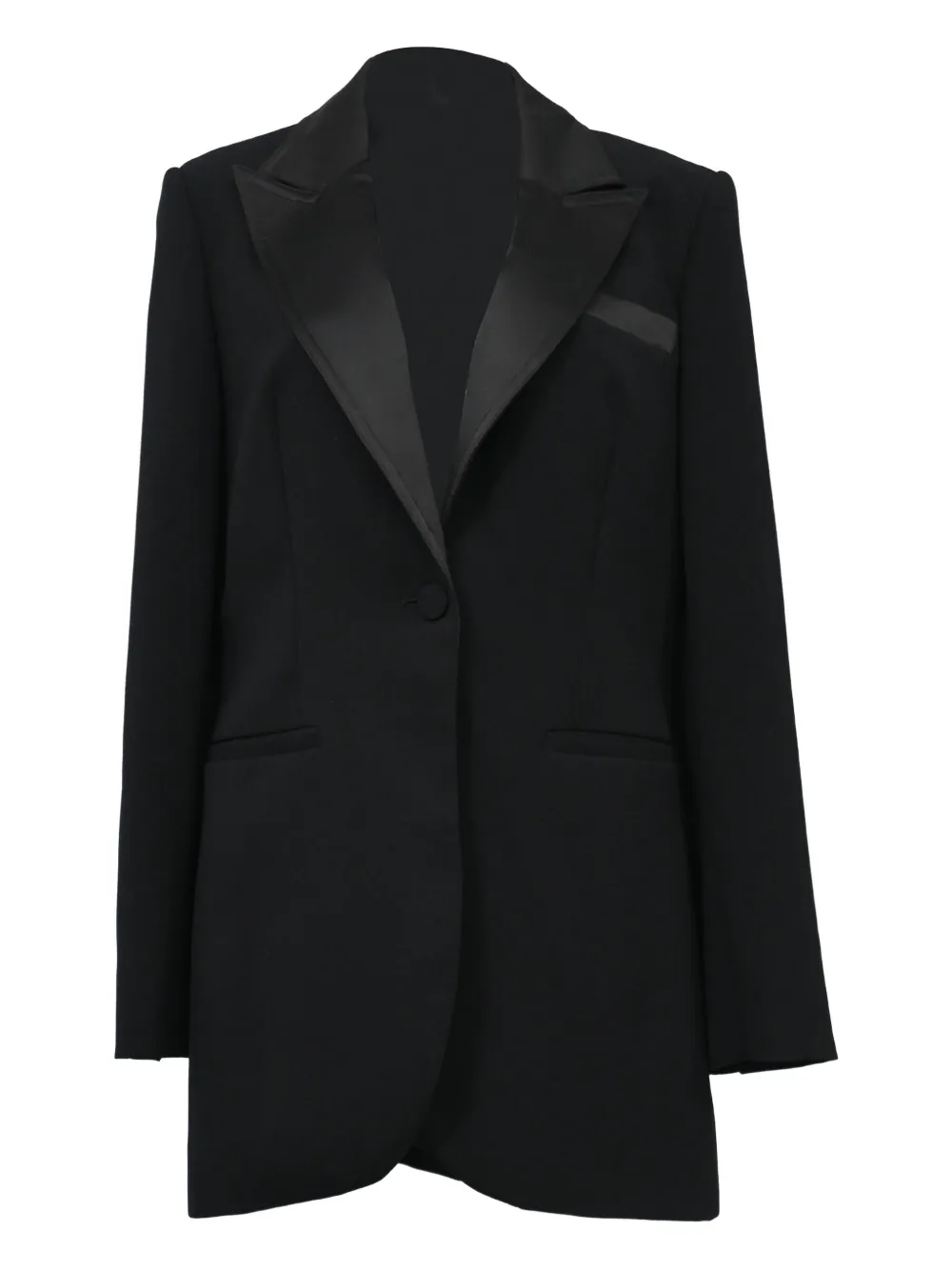 Pre-owned Self-portrait Single-breasted Blazer In Black