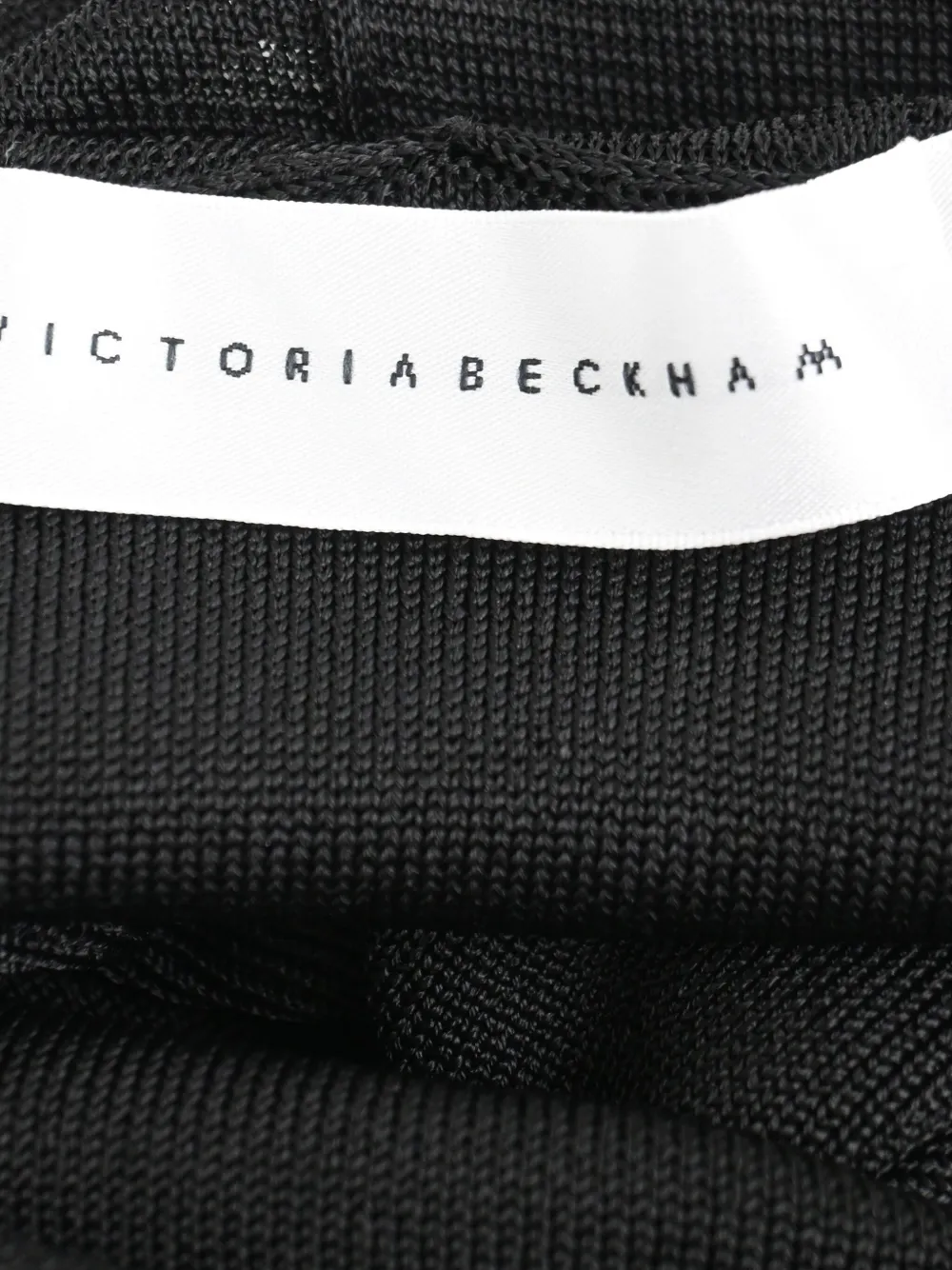 VICTORIA BECKHAM Pre-owned Twisteddraped Midi Dress In Black