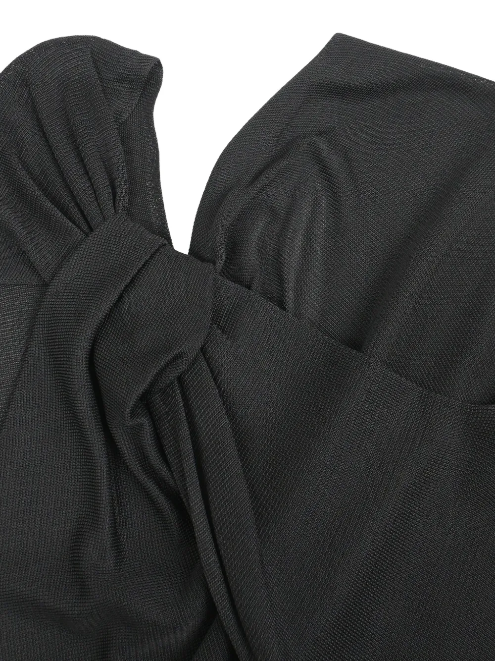 VICTORIA BECKHAM Pre-owned Twisteddraped Midi Dress In Black